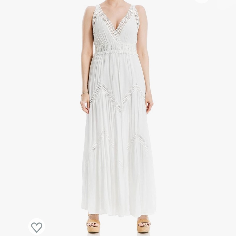 Max Studio Women's Sleeveless V-Neck Maxi Dress